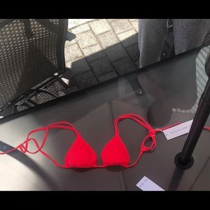 White fox boutique swim suit top